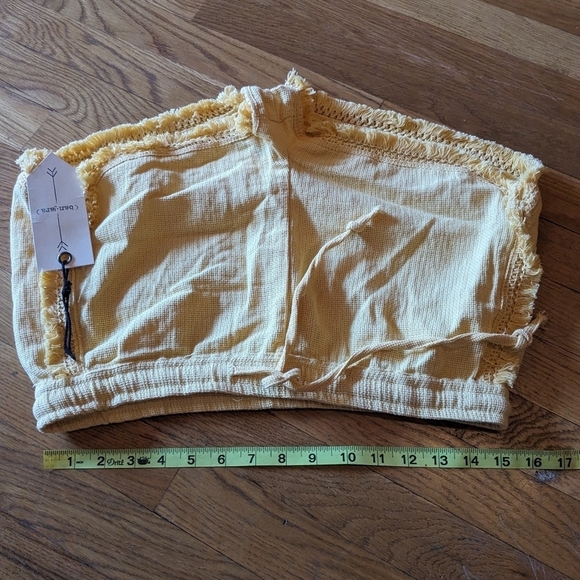 NWT‎ ban-jaja Large Pale-ish Yellow Woven Shorts - Picture 6 of 8